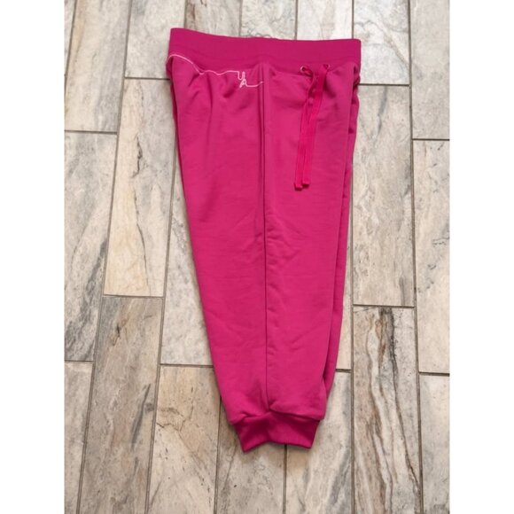 NEW Under Armour women's small pink COLDGEAR capri joggers MSRP $65 - Picture 7 of 7